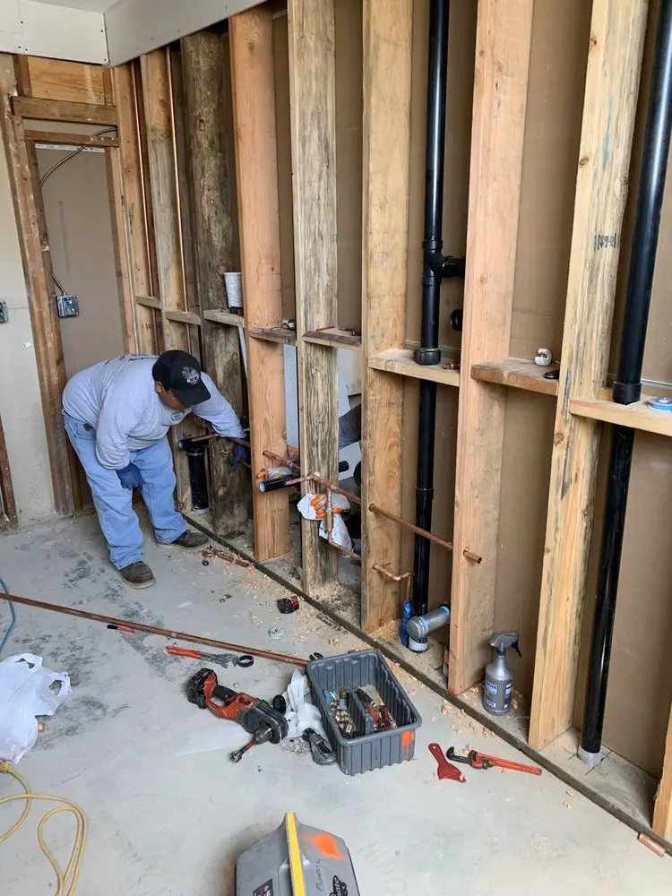 Commercial rough-in plumbing for Water Heater Replacement in West Pennsboro